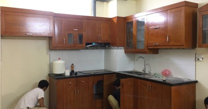 Công trình tủ bếp tại Hồng Hà ecocity- nội thất Acado