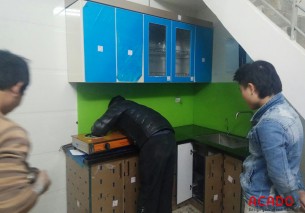 Công trình tủ bếp tại Vĩnh Phúc-gia đình chị Quế