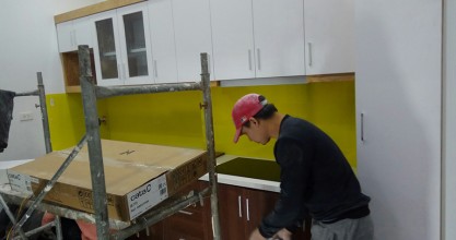 Công trình tủ bếp tại Xuân Phương-gia đình anh Hiệp