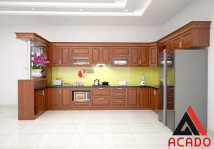 Tủ bếp gỗ tự nhiên có bền không? Ưu nhược điểm của tủ bếp gỗ tự nhiên Tủ bếp gỗ tự nhiên có bền không? Ưu nhược điểm của tủ bếp gỗ tự nhiên