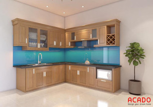 Tủ bếp gỗ cho căn bếp thêm ấm cúng không bao giờ lỗi mốt Tủ bếp gỗ cho căn bếp thêm ấm cúng không bao giờ lỗi mốt