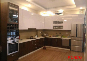 Tủ bếp gỗ cho căn bếp thêm ấm cúng không bao giờ lỗi mốt Tủ bếp gỗ cho căn bếp thêm ấm cúng không bao giờ lỗi mốt