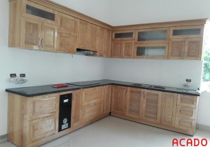 Tủ bếp gỗ đẹp tại Acado – Mang đến cho bạn không gian bếp đáng sống