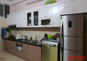 Thi công tủ bếp tại Văn Cao Ba Đình – gia đình cô Kim