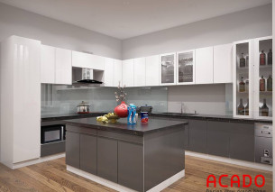 Đóng tủ bếp tại FLC Quang Trung – gia đình anh Tú Đóng tủ bếp tại FLC Quang Trung – gia đình anh Tú
