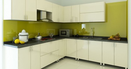 Tủ bếp trắng đẹp, hiện đại phù hợp với mọi không gian bếp