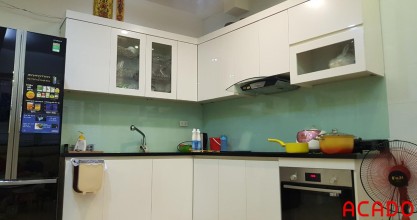 Làm Tủ Bếp Tại Hoàng Mai – Hà Nội , Gia Đình Chị Thủy