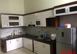 Lắp Đặt Tủ Bếp Tại Thanh Trì – Hà Nội , Gia Đình Chị Oanh