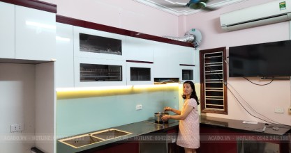 Đóng Tủ Bếp Tại Yến Sở – Hoàng Mai, Gia Đình Anh Hoan