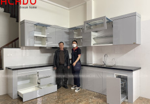 Thi Công Tủ Bếp Tại Linh Đàm – Hà Nội, Gia Đình Chị Huệ Thi Công Tủ Bếp Tại Linh Đàm – Hà Nội, Gia Đình Chị Huệ