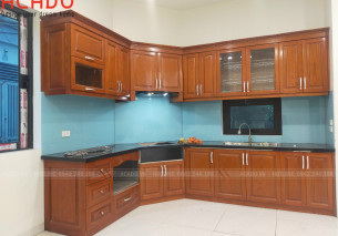 Làm Tủ Bếp Tại Ninh Hiệp – Gia Lâm, Gia Đình Chị Yến Làm Tủ Bếp Tại Ninh Hiệp – Gia Lâm, Gia Đình Chị Yến
