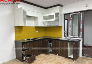 Thi Công Tủ Bếp Tại Đình Thôn – Mỹ Đình, Gia Đình Chị Na Thi Công Tủ Bếp Tại Đình Thôn – Mỹ Đình, Gia Đình Chị Na