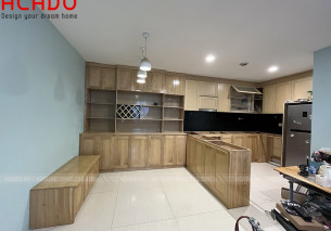 Thi Công Tủ Bếp Tại Vĩnh Hưng – Hoàng Mai, Gia Đình Chị Ngọc Anh Thi Công Tủ Bếp Tại Vĩnh Hưng – Hoàng Mai, Gia Đình Chị Ngọc Anh