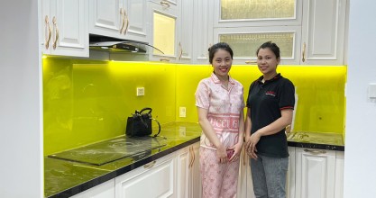 Lắp Đặt Tủ Bếp Tại Dương Nội – Hà Đông, Gia Đình Em Thủy