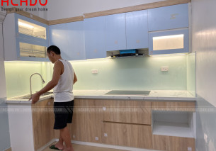 Thi Công Tủ Bếp Tại Chung Cư Lộc Ninh, Gia Đình Anh Hoàng Thi Công Tủ Bếp Tại Chung Cư Lộc Ninh, Gia Đình Anh Hoàng