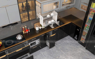 Trang trí tủ bếp – Bí quyết tạo không gian bếp đẹp và tiện nghi Trang trí tủ bếp – Bí quyết tạo không gian bếp đẹp và tiện nghi