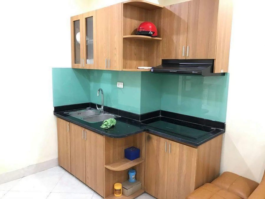 Tủ bếp dành cho căn hộ có diện tích nhỏ.
