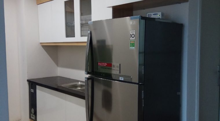 Tủ bếp Melamine hiện đại ACADO thi công tại gia đình anh Nam tại Hoàng Mai - Hà Nội