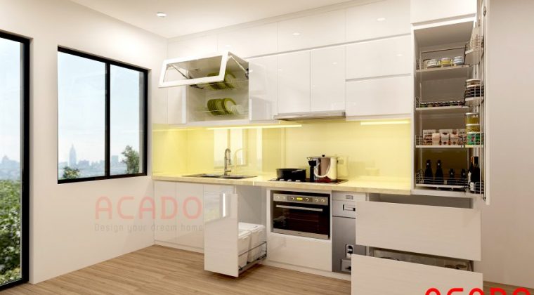 Mẫu tủ bếp nhựa 2020 được rất nhiều khách hàng lựa chọn
