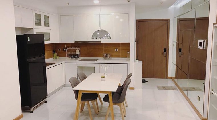 Mẫu tủ bếp Melamine mang lại sự mới mẻ cho không gian bếp