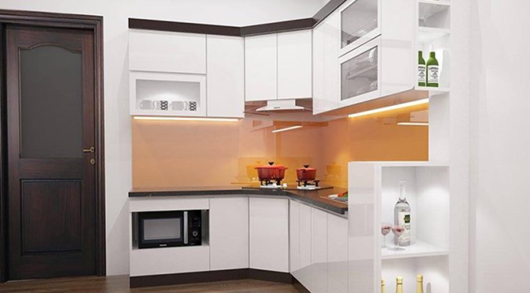 Tủ bếp trắng đen - sự kết hợp màu sắc tuyệt vời cho nhà bếp