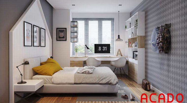 Mẫu thiết kế phòng ngủ đơn giản, hiện đại - nội thất chung cư đẹp
