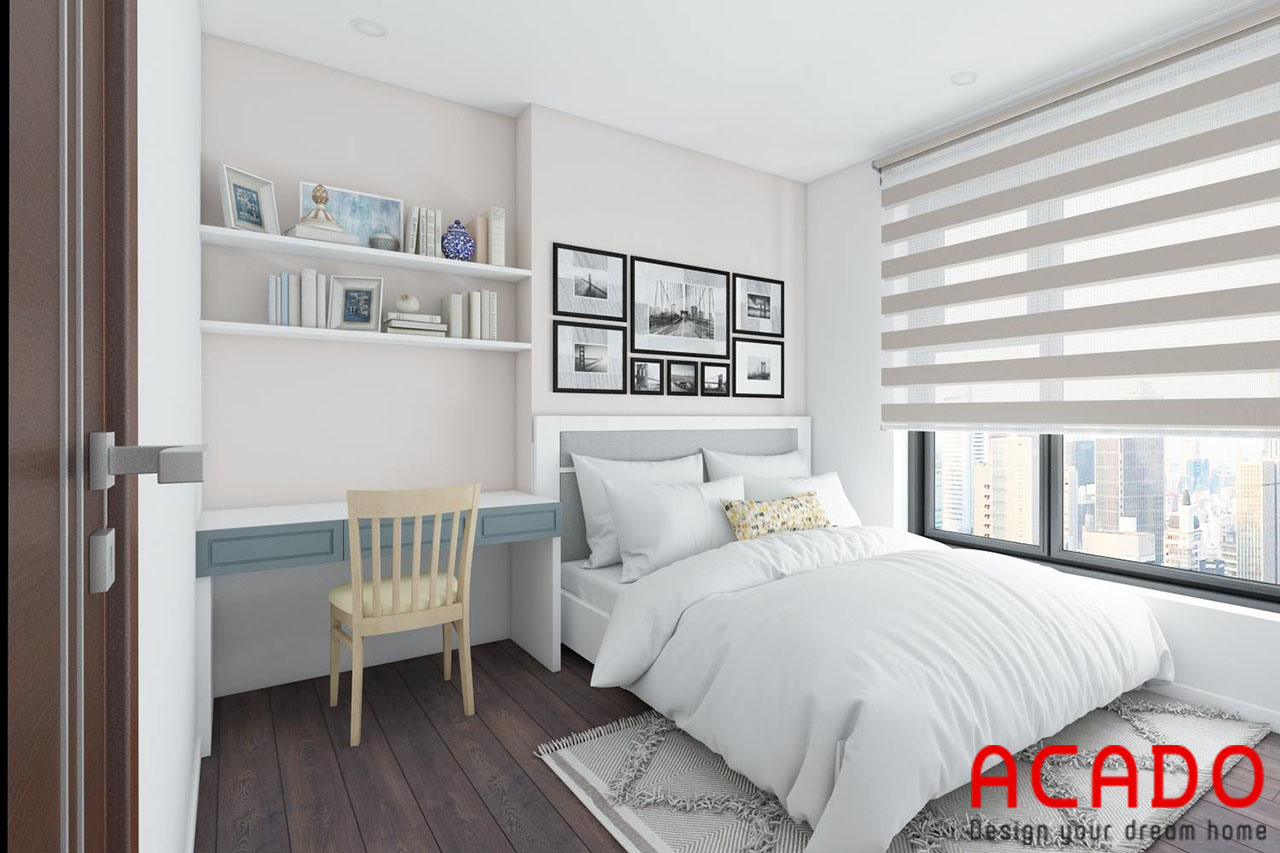 11 mẫu thiết kế nội thất phòng ngủ chung cư đẹp nhất 2019
