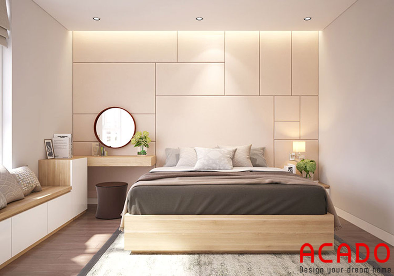 8 Mẫu giường ngủ chung cư đẹp hiện đại (mẫu 2022)