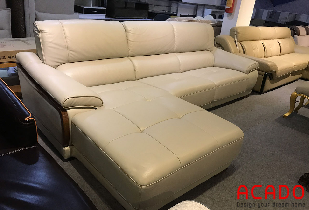 Sofa da lì cao cấp độ bền cao - các loại ghế sofa tại Acado