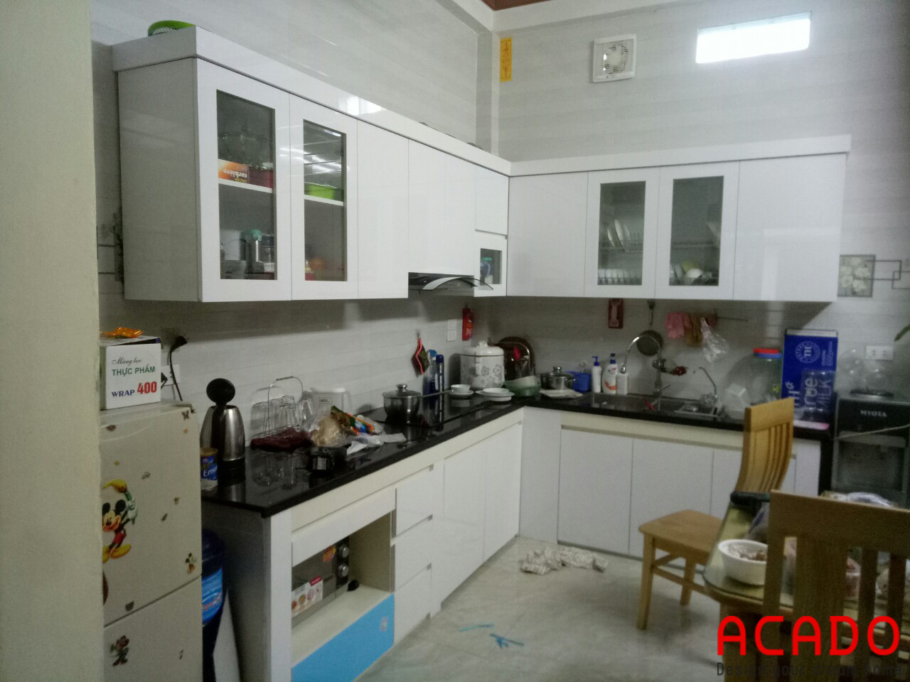 ACADO thiết kế và thi công tủ bếp tại Kiến Hưng - Hà Đông, gia đình anh Triệu