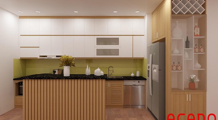 Sau khi trao đổi với gia đình, ACADO đã lên thiết kế phù hợp nhất cho căn bếp
