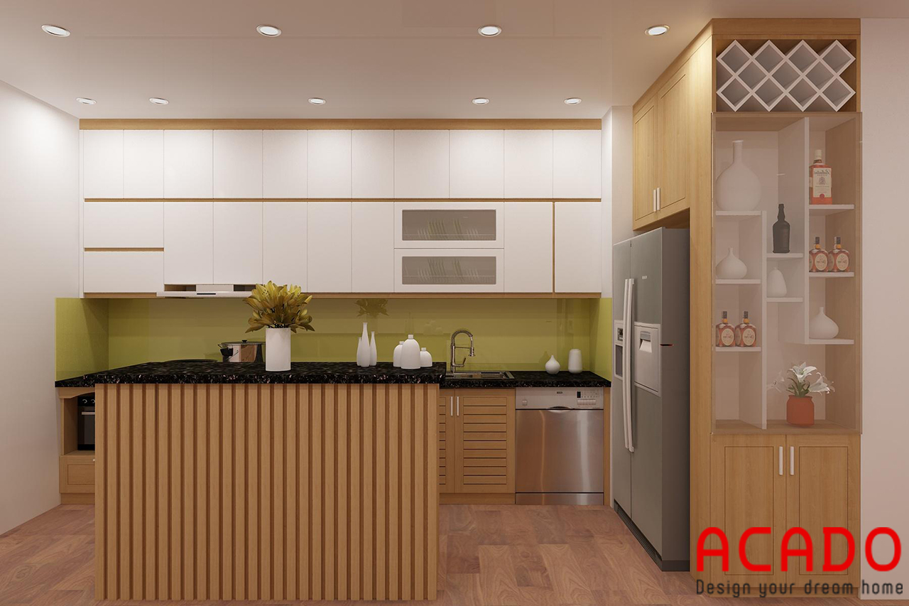 Sau khi trao đổi với gia đình, ACADO đã lên thiết kế phù hợp nhất cho căn bếp