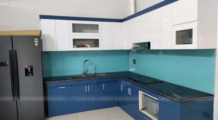 Hoàn thành quá trình thi công tủ bếp tại Ba Vì và bàn giao công trình lại cho gia đình chị Ngân