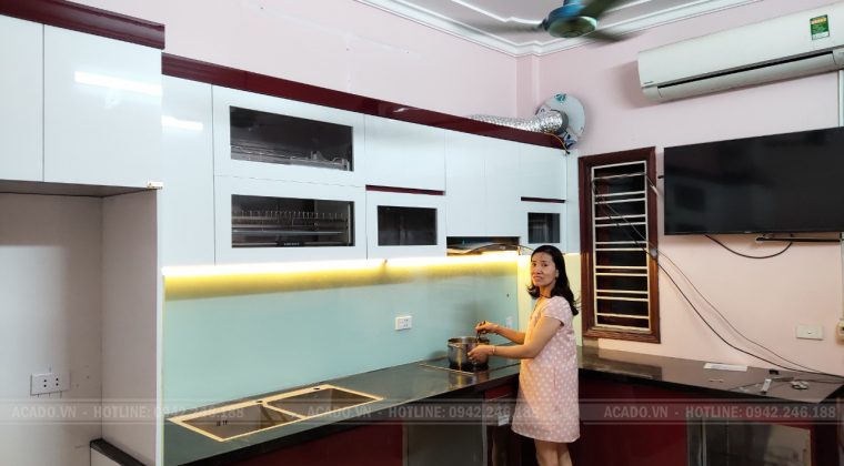 Hoàn thiện tủ bếp cho gia đình anh Hoàn - Cảm ơn Gia đình anh Hoàn đã tin tường và lựa chọn nội thất ACADO