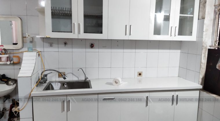 Tủ bếp thiết kế nhỏ gọn phù hợp với không gian bếp nhỏ - Nội thất ACADO