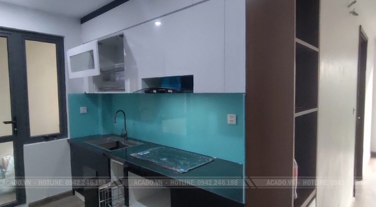 Hoàn thiện tủ bếp cho gia đình cô Toán - Thi công tủ bếp tại Ninh Hiệp