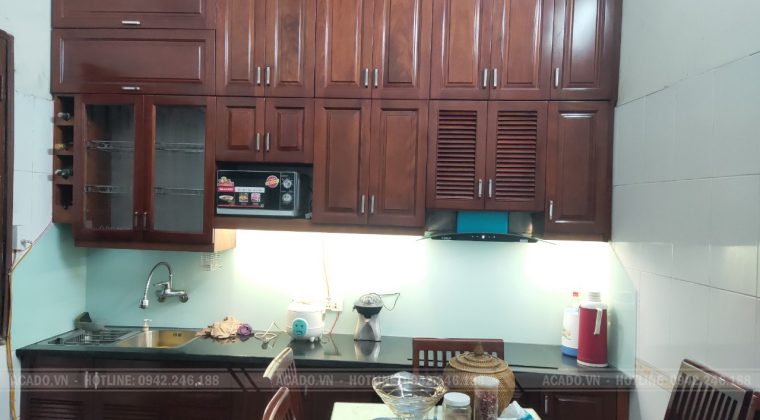 Hoàn thiện tủ bếp và bàn giao cho gia đình anh Tuấn