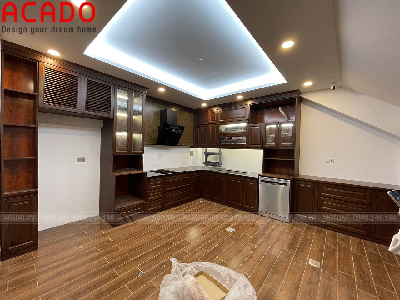 Tủ bếp được thiết kế theo yêu cầu của khách hàng - ACADO