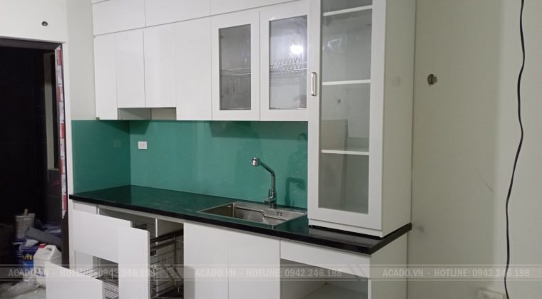 Tủ bếp Melamine có khả năng chống ẩm, chống mối mọt tốt
