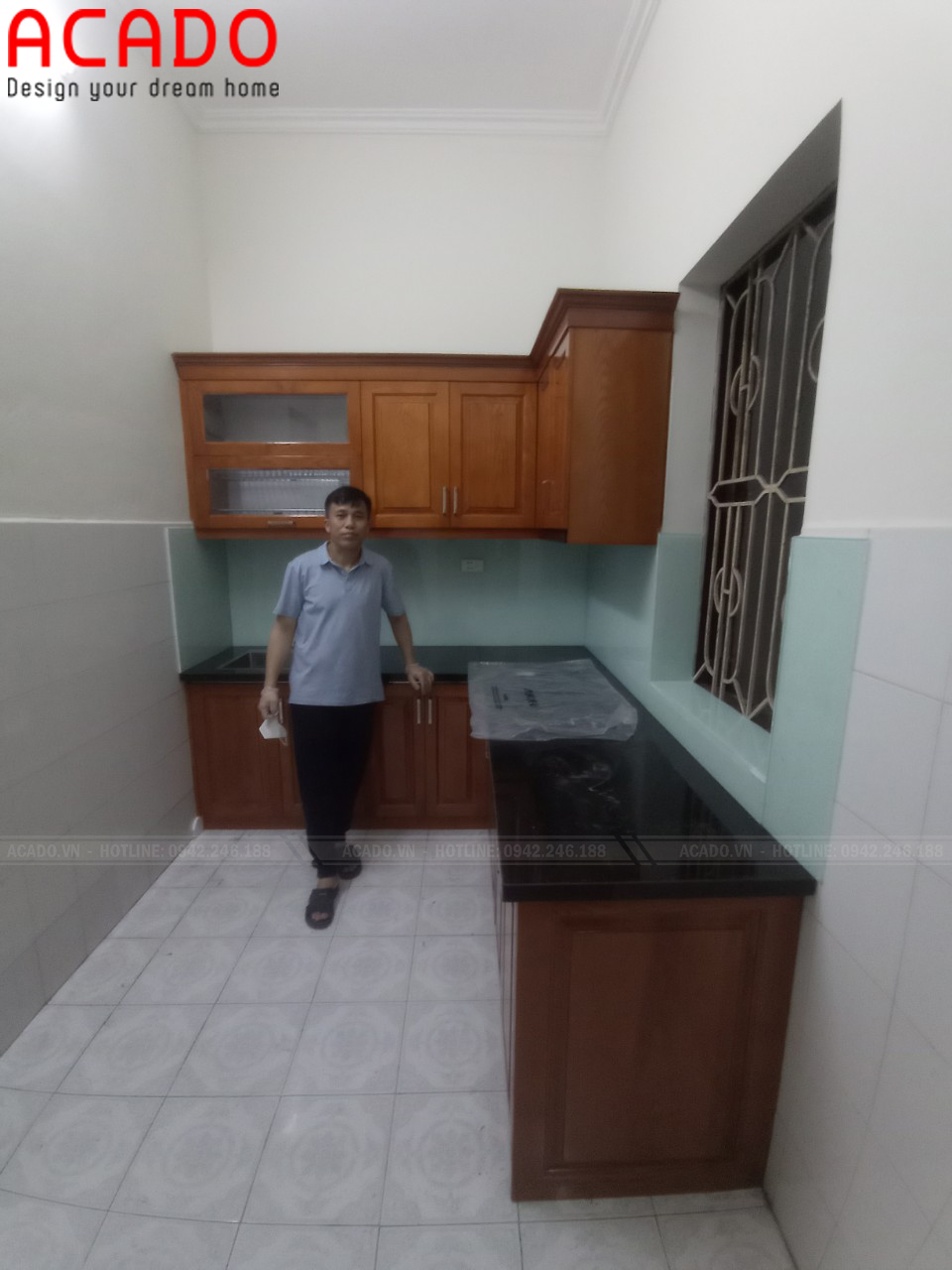 Nội thất ACADO chuyên lắp đặt tủ bếp tịa Nguyễn Văn Cừ