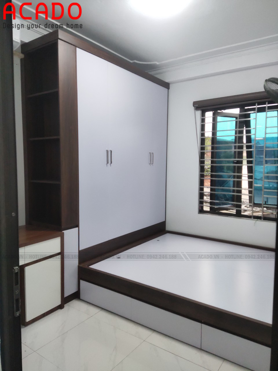 Tủ quần áo gỗ công nghiệp chống ẩm tuyệt đối - Lắp đặt nội thất tại Thanh Trì