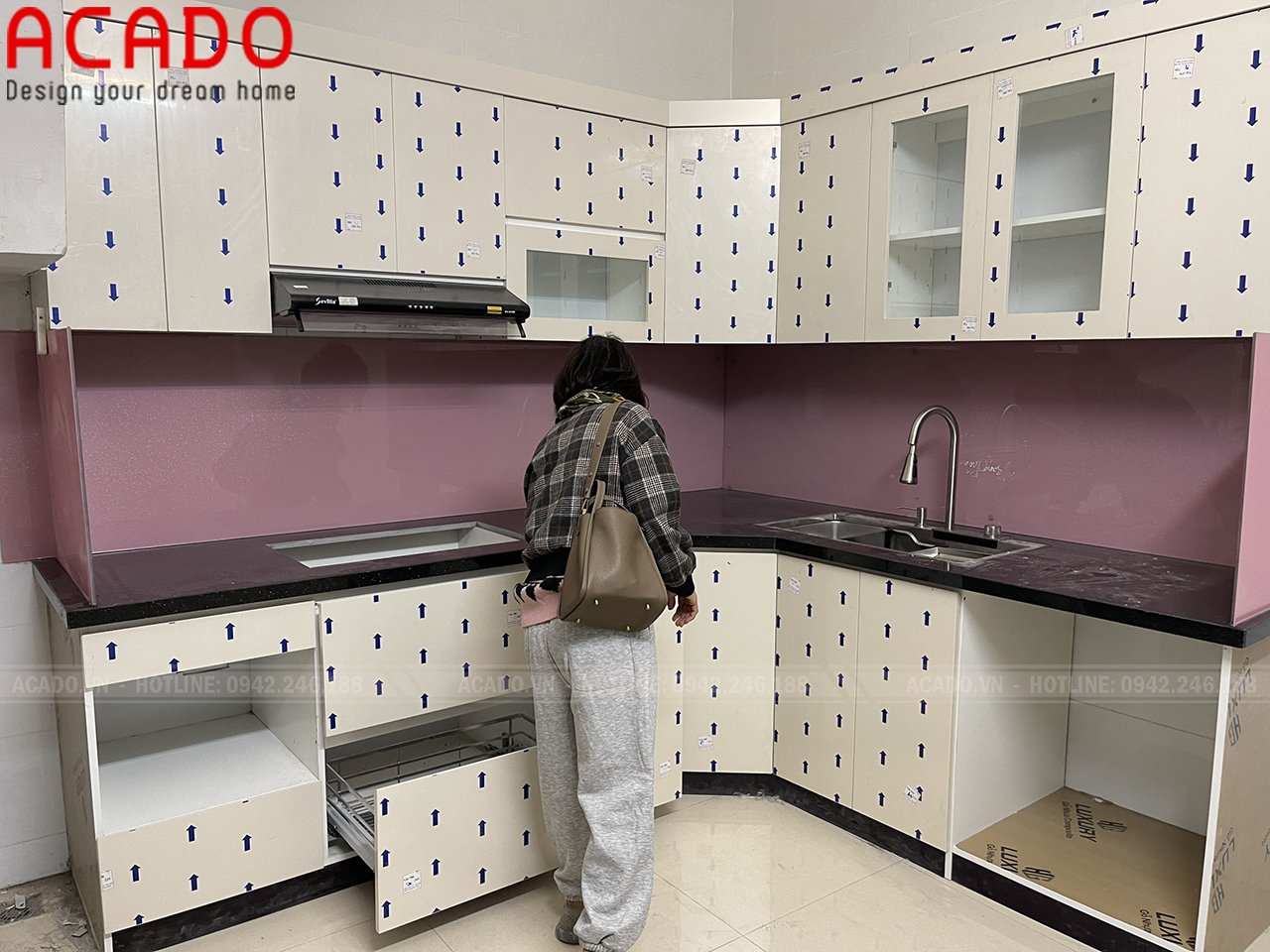 Nội thất ACADO đơn vị chuyên thi công tủ bếp tại Hà Nội
