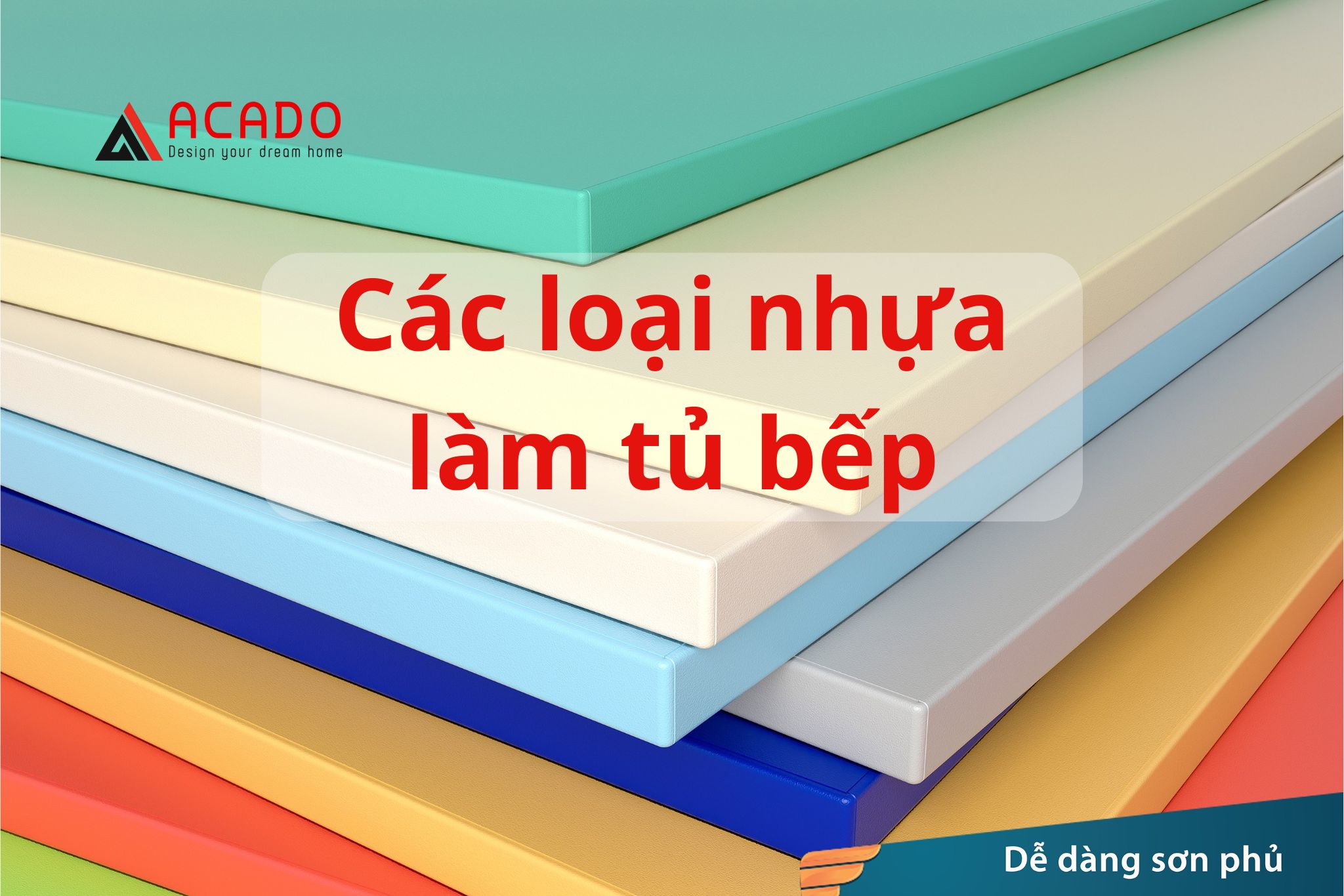 Các loại nhựa làm tủ bếp