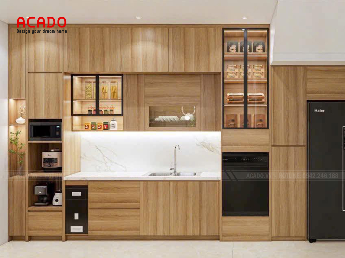 Tủ bếp âm tường