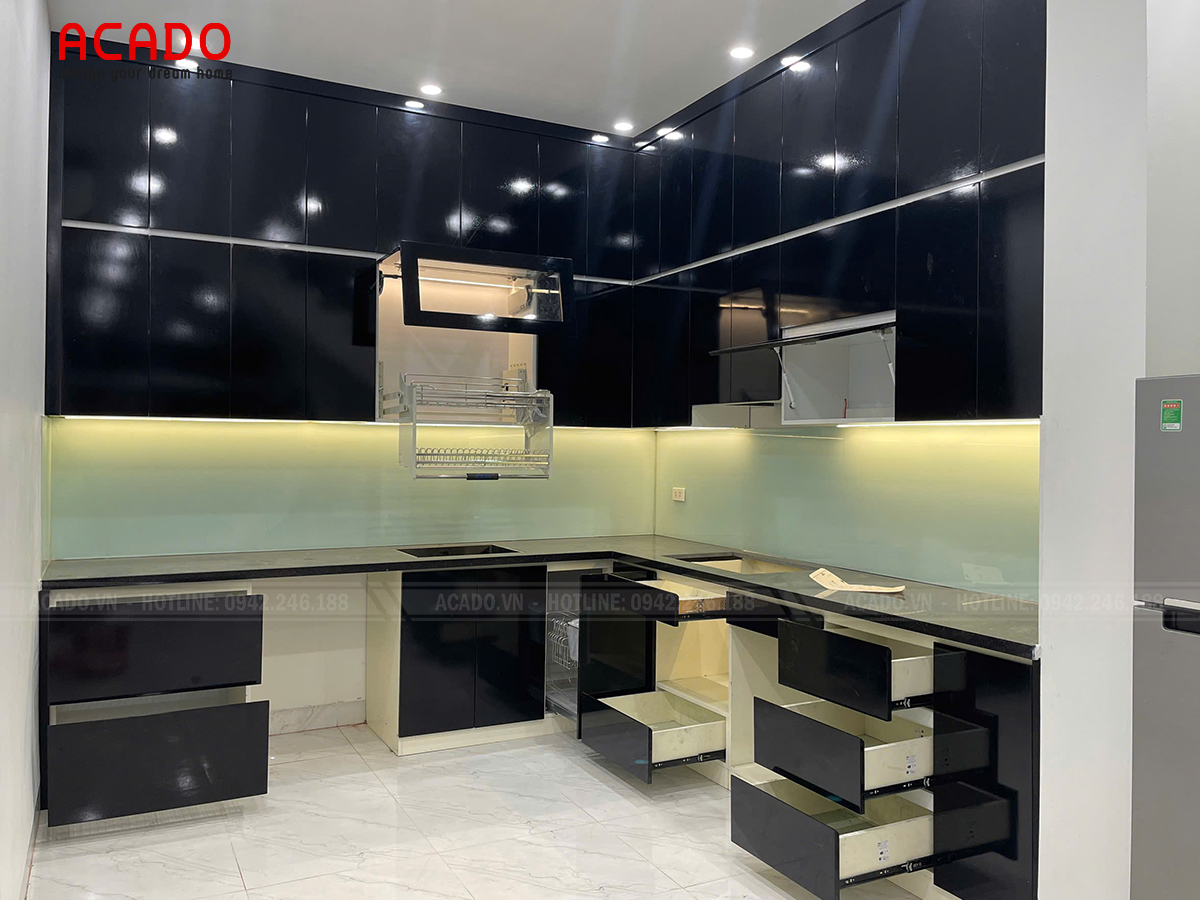 Tủ bếp góc đẹp