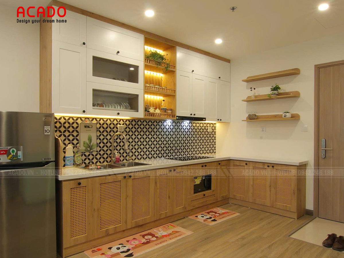 Tủ bếp trên đẹp