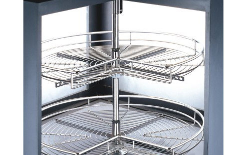 Giá xoay góc tủ bếp