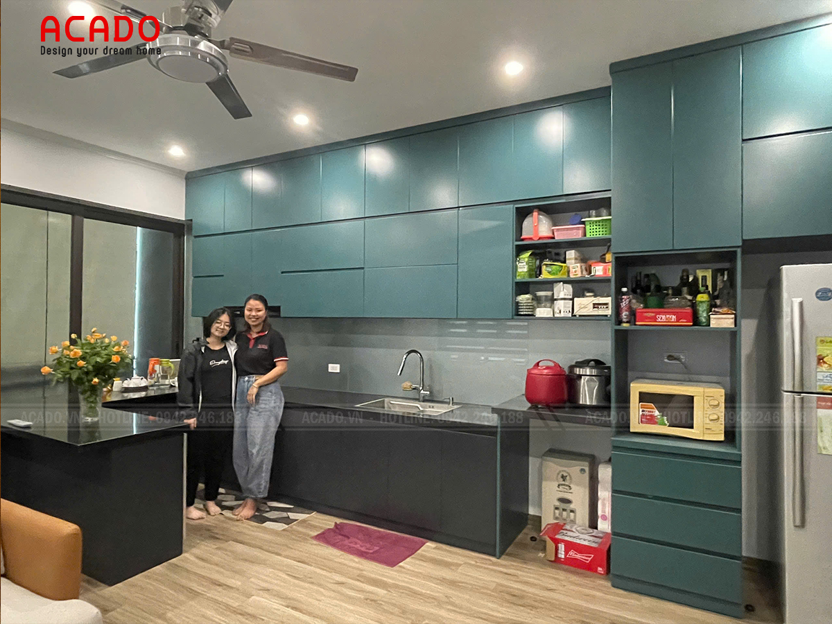 Trang trí tủ bếp