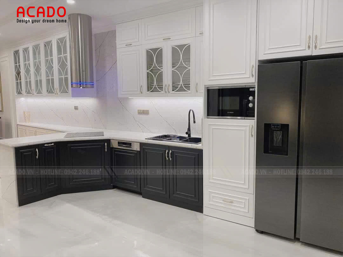 Tủ bếp có bồn rửa chén