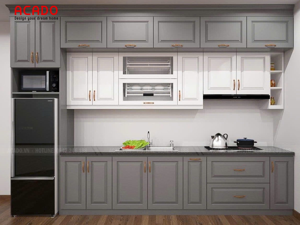 Tủ bếp gỗ plywood